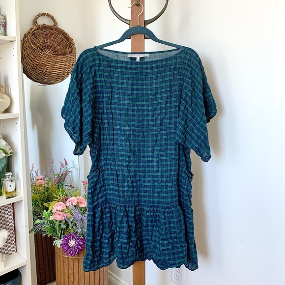 Morgane Le Fay NYC Plaid Tunic Dress with pockets - Picture 5 of 16